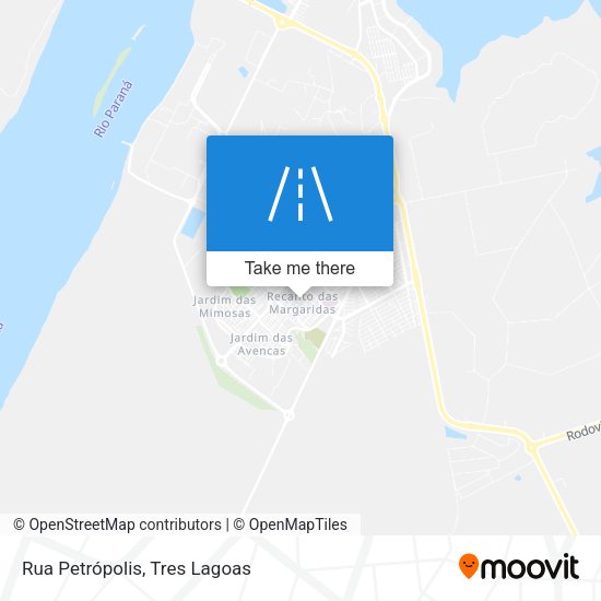 Rua Petrópolis map