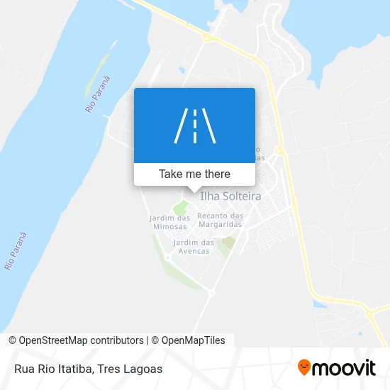 Rua Rio Itatiba map