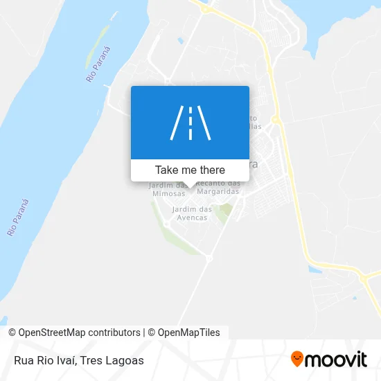 Rua Rio Ivaí map
