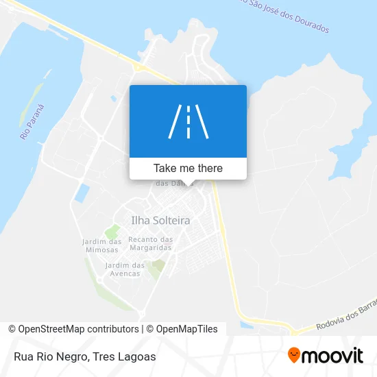Rua Rio Negro map