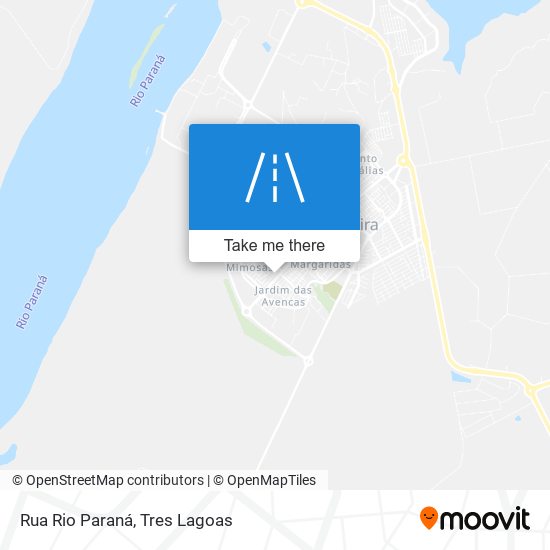 Mapa Rua Rio Paraná