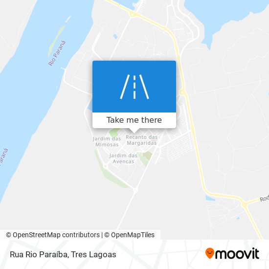 Mapa Rua Rio Paraíba