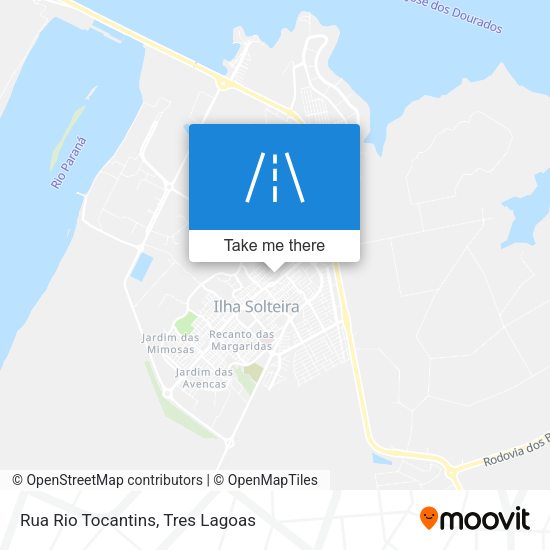 Rua Rio Tocantins map