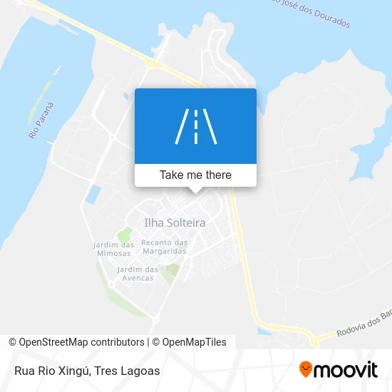 Rua Rio Xingú map