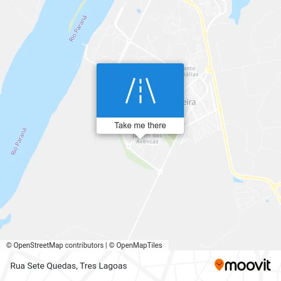 Rua Sete Quedas map