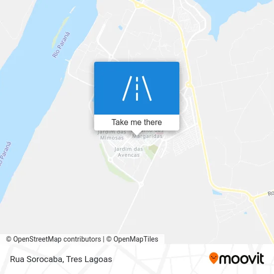 Rua Sorocaba map