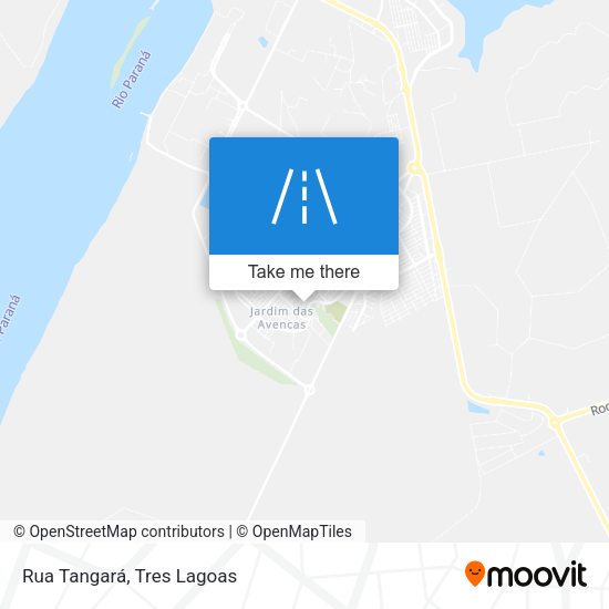 Rua Tangará map