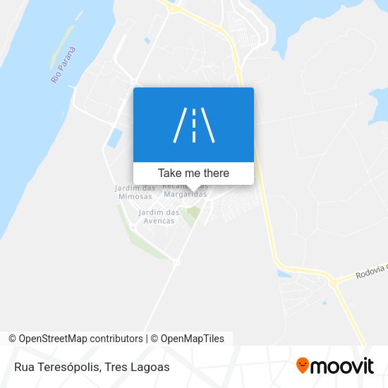 Rua Teresópolis map