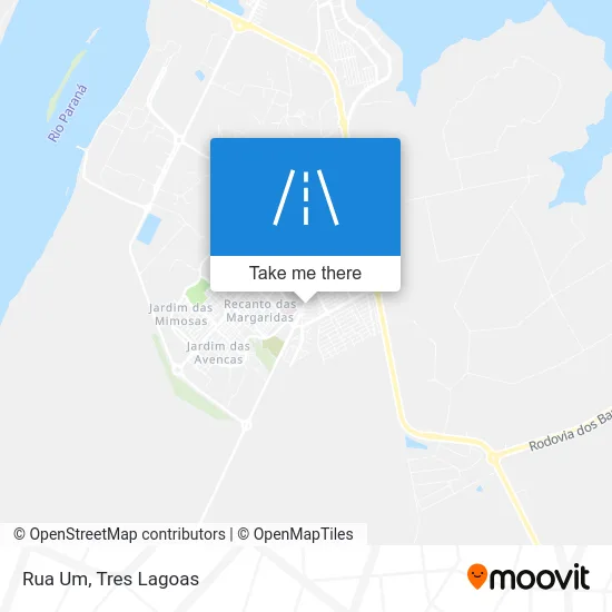 Rua Um map