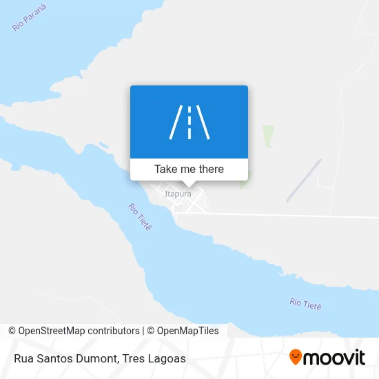 Rua Santos Dumont map