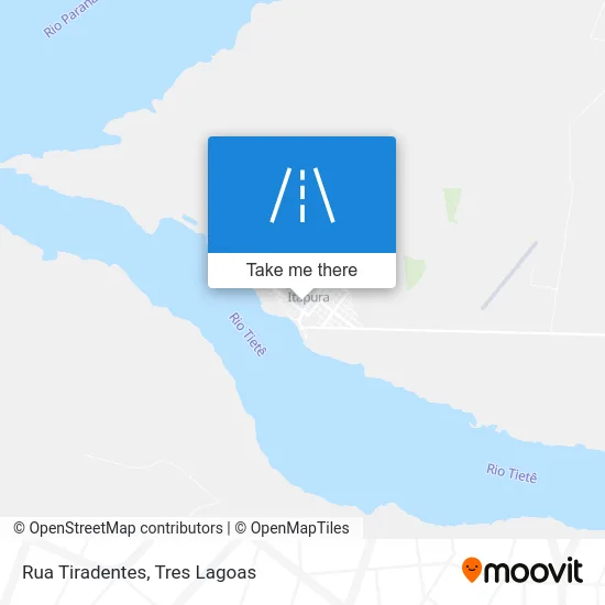 Rua Tiradentes map