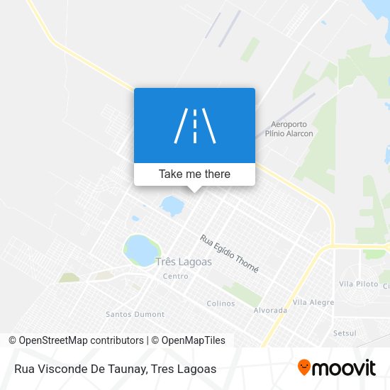 Rua Visconde De Taunay map