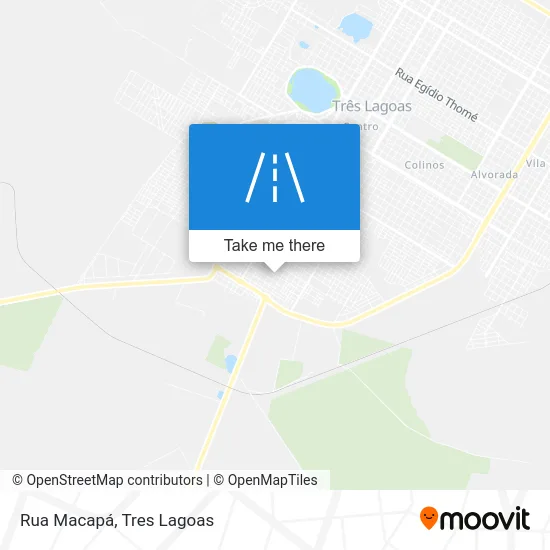 Rua Macapá map