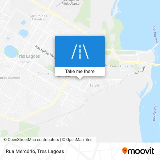 Rua Mercúrio map
