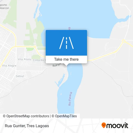 Rua Gunter map