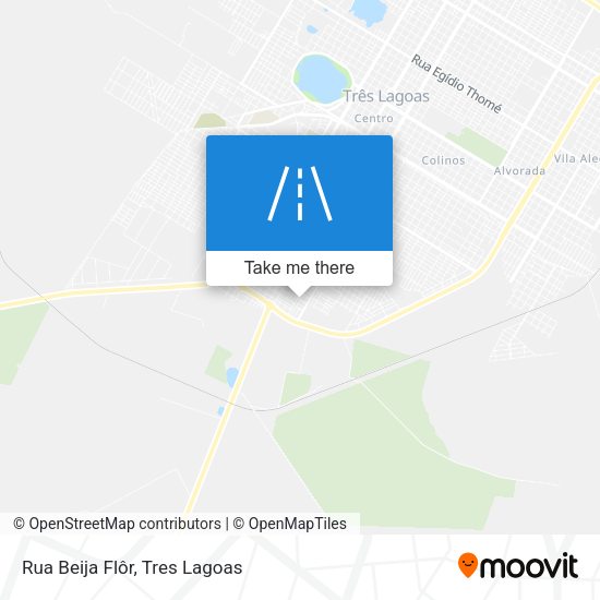 Rua Beija Flôr map