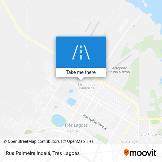 Rua Palmeira Indaiá map