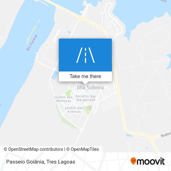 Passeio Goiânia map
