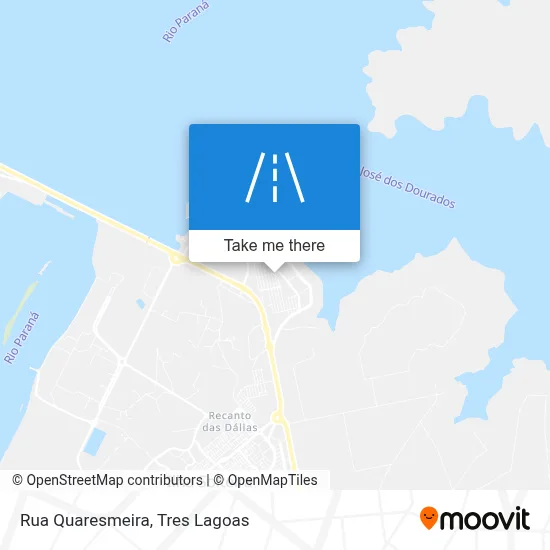 Rua Quaresmeira map