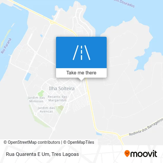 Rua Quarenta E Um map