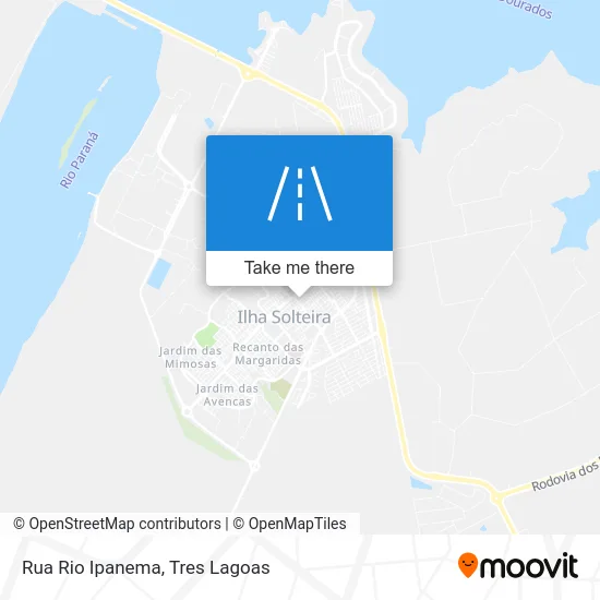 Rua Rio Ipanema map