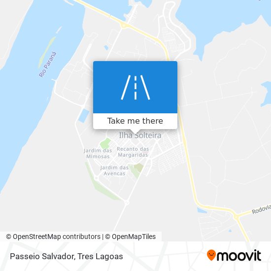 Passeio Salvador map