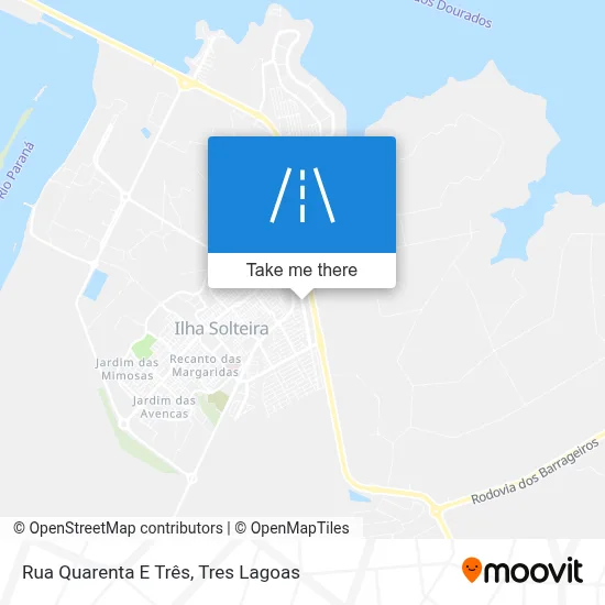 Rua Quarenta E Três map
