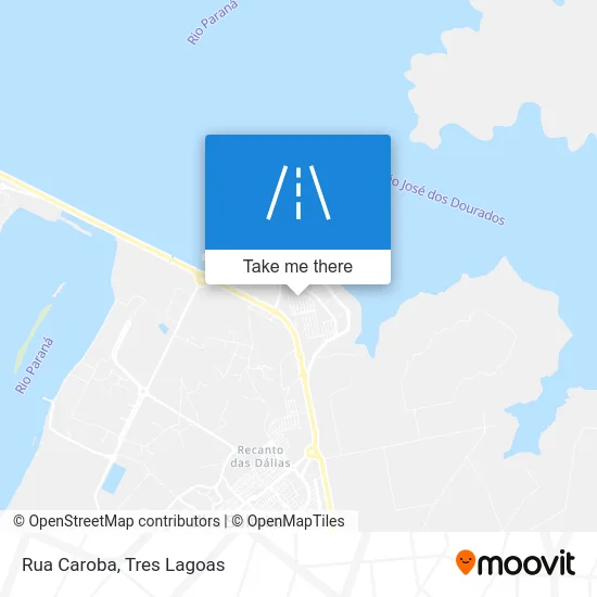 Rua Caroba map
