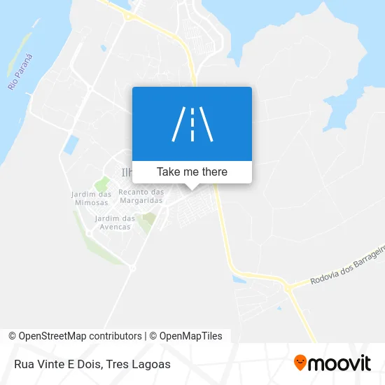 Rua Vinte E Dois map