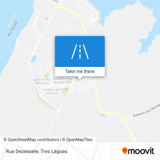 Rua Dezessete map