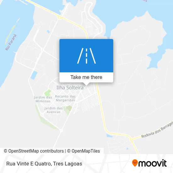 Rua Vinte E Quatro map