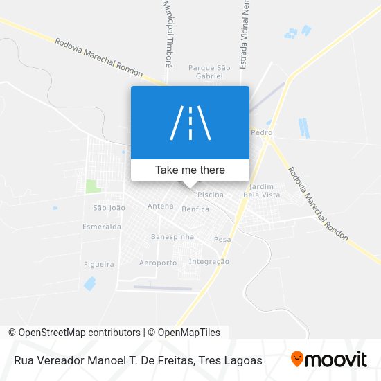 Rua Vereador Manoel T. De Freitas map