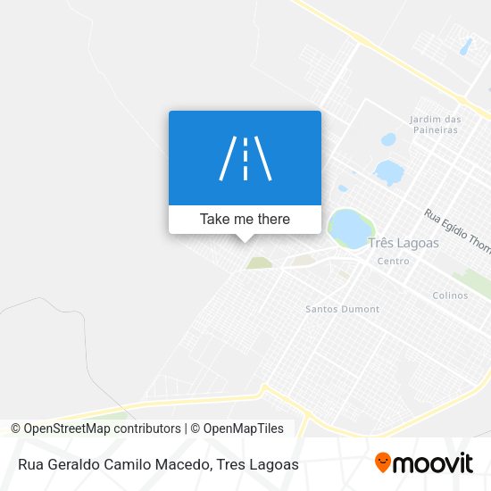 Rua Geraldo Camilo Macedo map