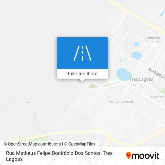 Rua Matheus Felipe Bonifácio Dos Santos map
