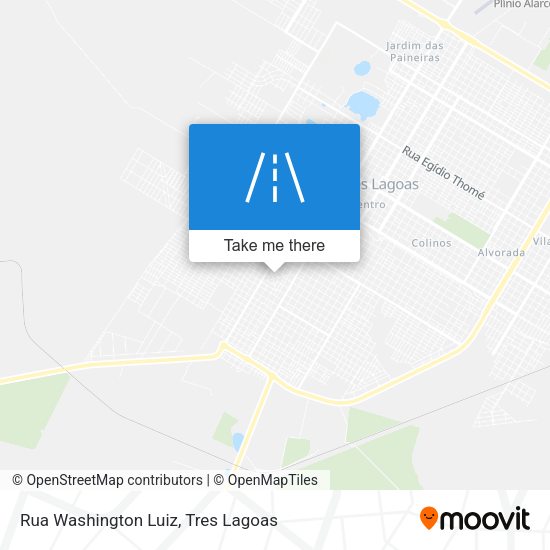 Rua Washington Luiz map