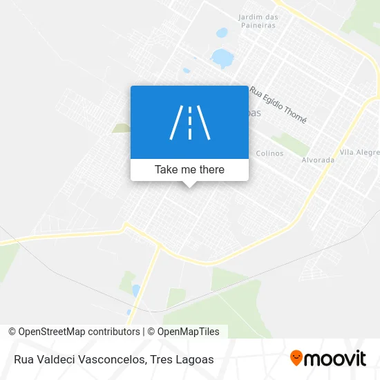 Rua Valdeci Vasconcelos map