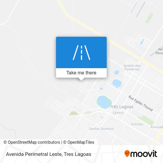 Avenida Perimetral Leste map