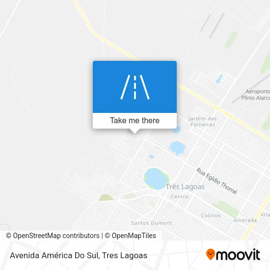 Avenida América Do Sul map