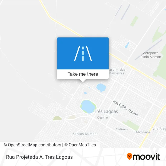 Rua Projetada A map