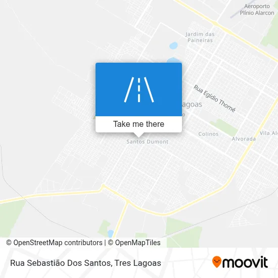 Rua Sebastião Dos Santos map