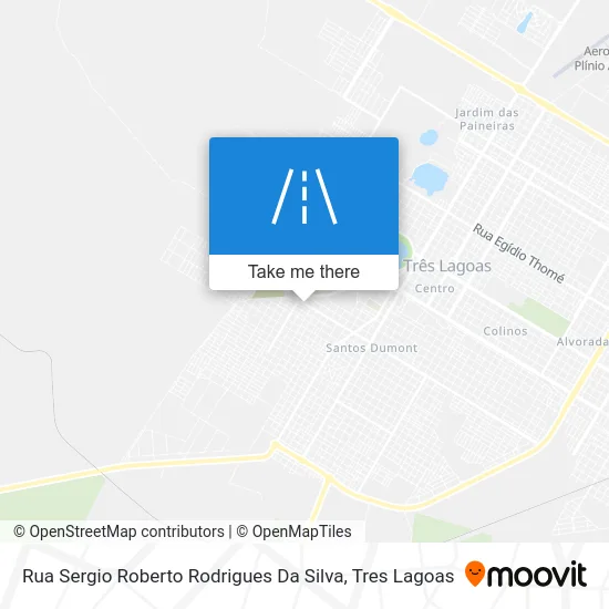 Rua Sergio Roberto Rodrigues Da Silva map