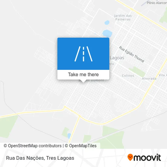 Rua Das Nações map