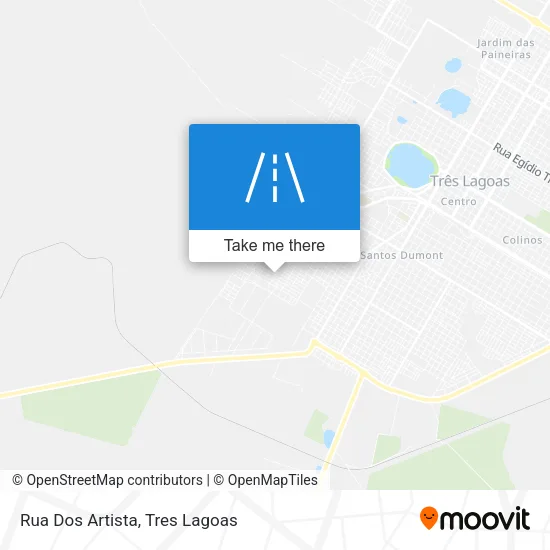 Rua Dos Artista map