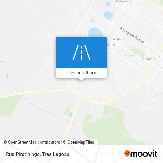 Rua Piratininga map