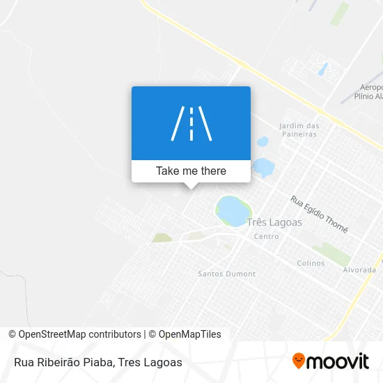Rua Ribeirão Piaba map
