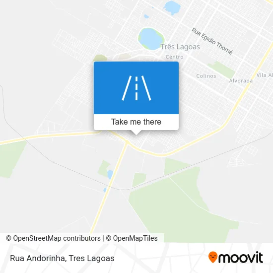 Rua Andorinha map