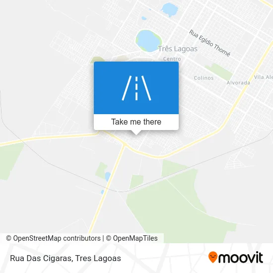 Rua Das Cigaras map