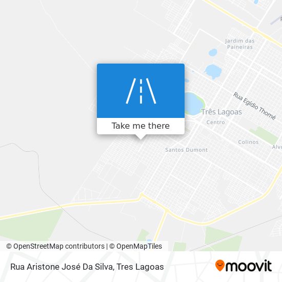 Mapa Rua Aristone José Da Silva