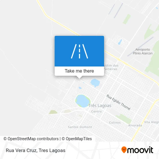 Rua Vera Cruz map