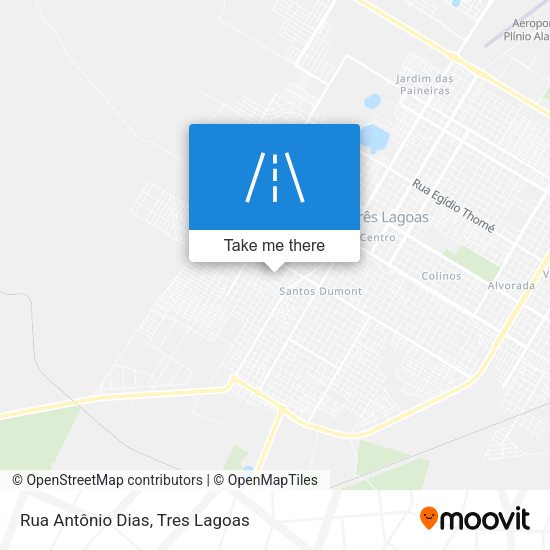 Rua Antônio Dias map